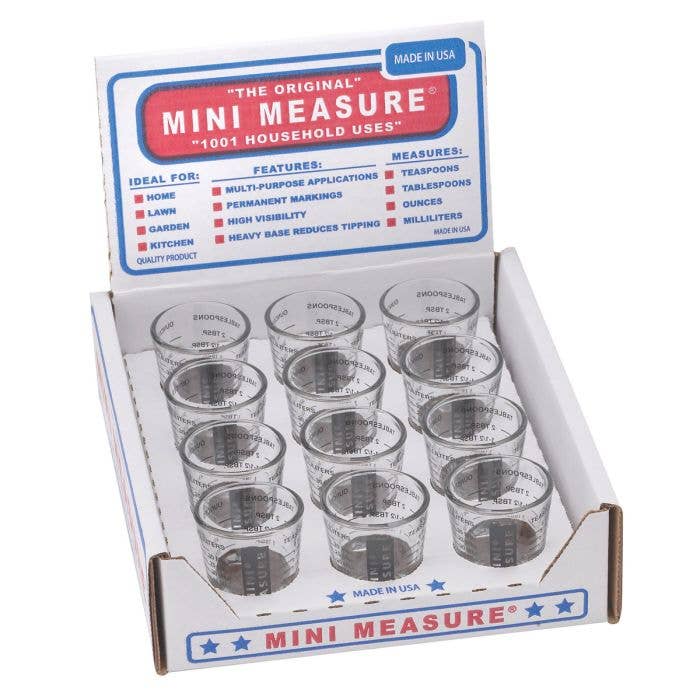 Kolder Mini Measure, Black, Display Of 12