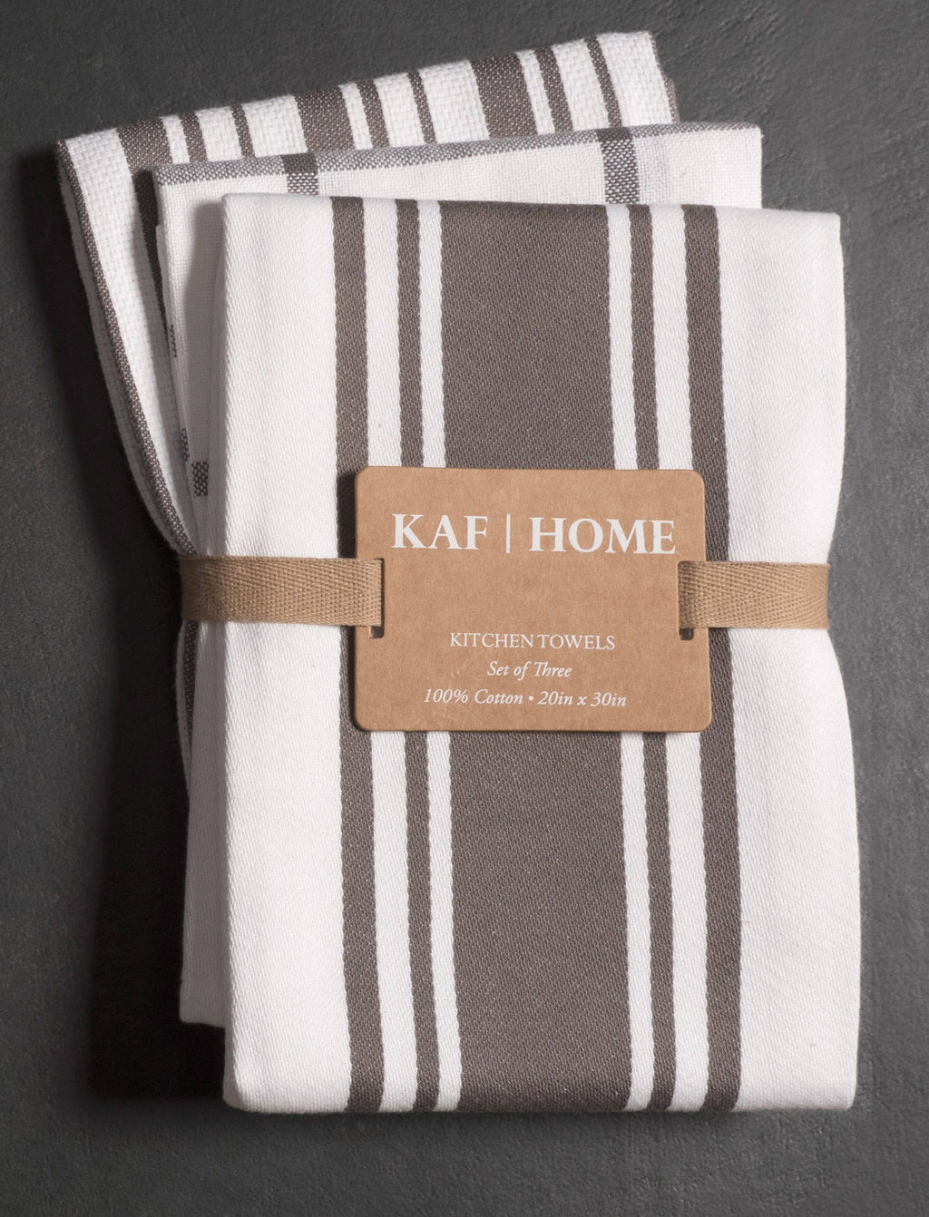 KAF Home Oversized Mixed Set of 3 Kitchen Towels - 20" x 30"