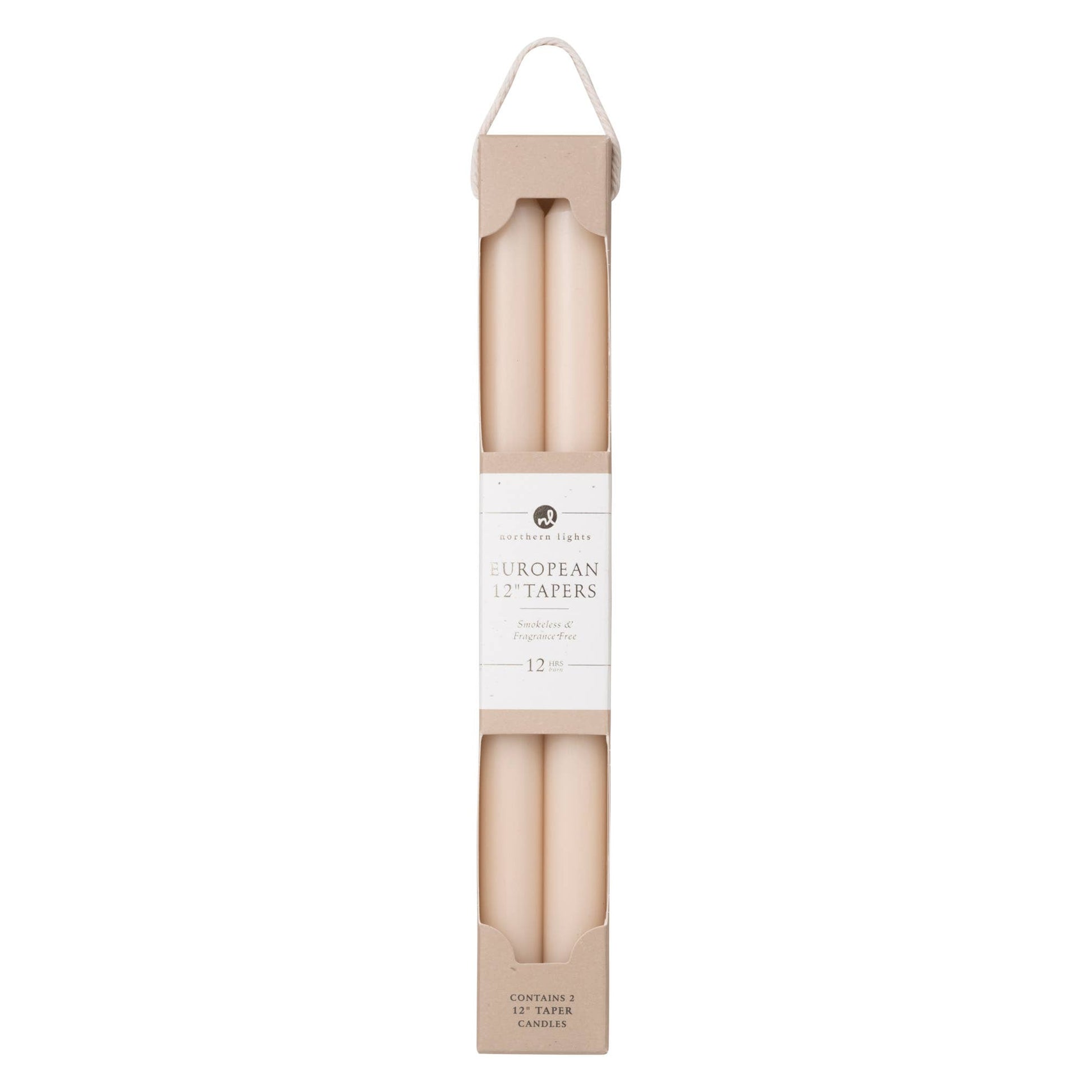 12" Taper Candles - 2pk