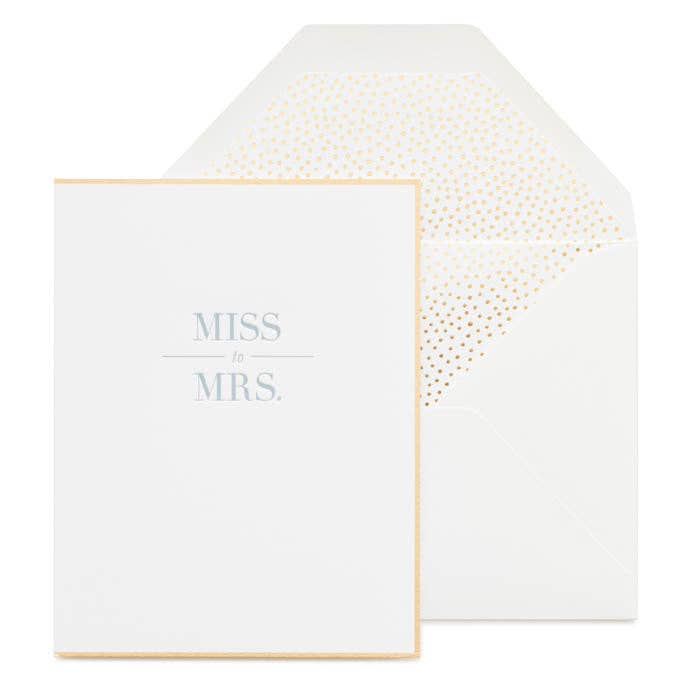 Miss to Mrs.