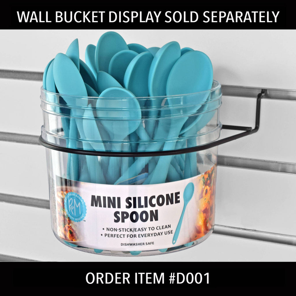 Wall Bucket Refill Mini Silicone Spoon /25