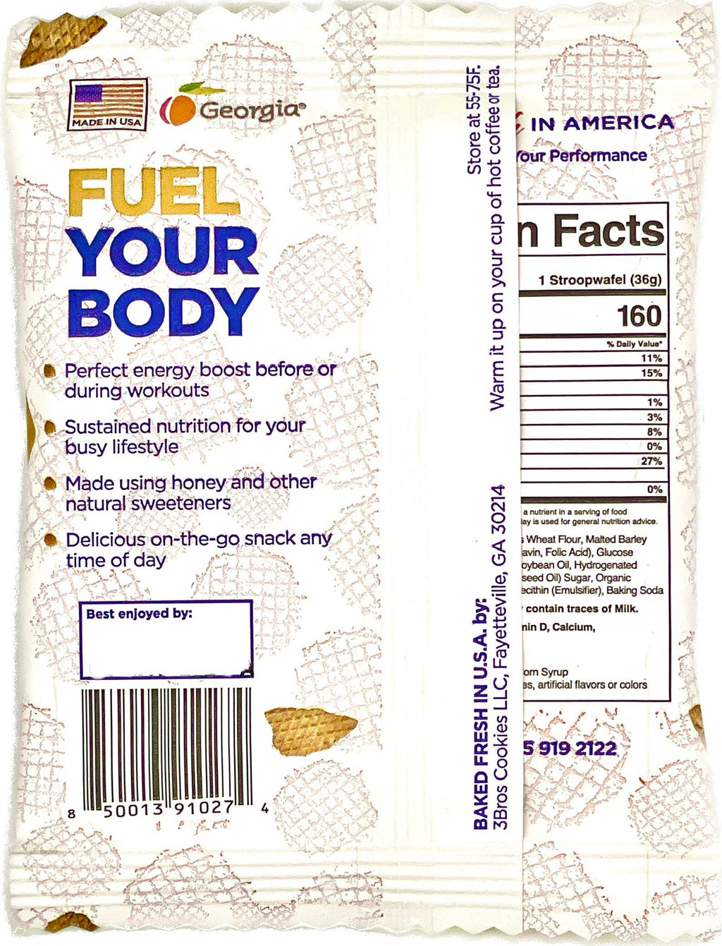 Honey Booster Energy Waffle - 40 single packs