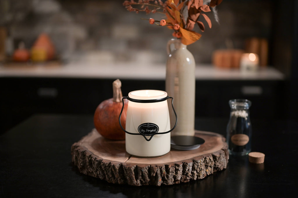 22 oz Butter Jar Candle: Hey, Pumpkin!