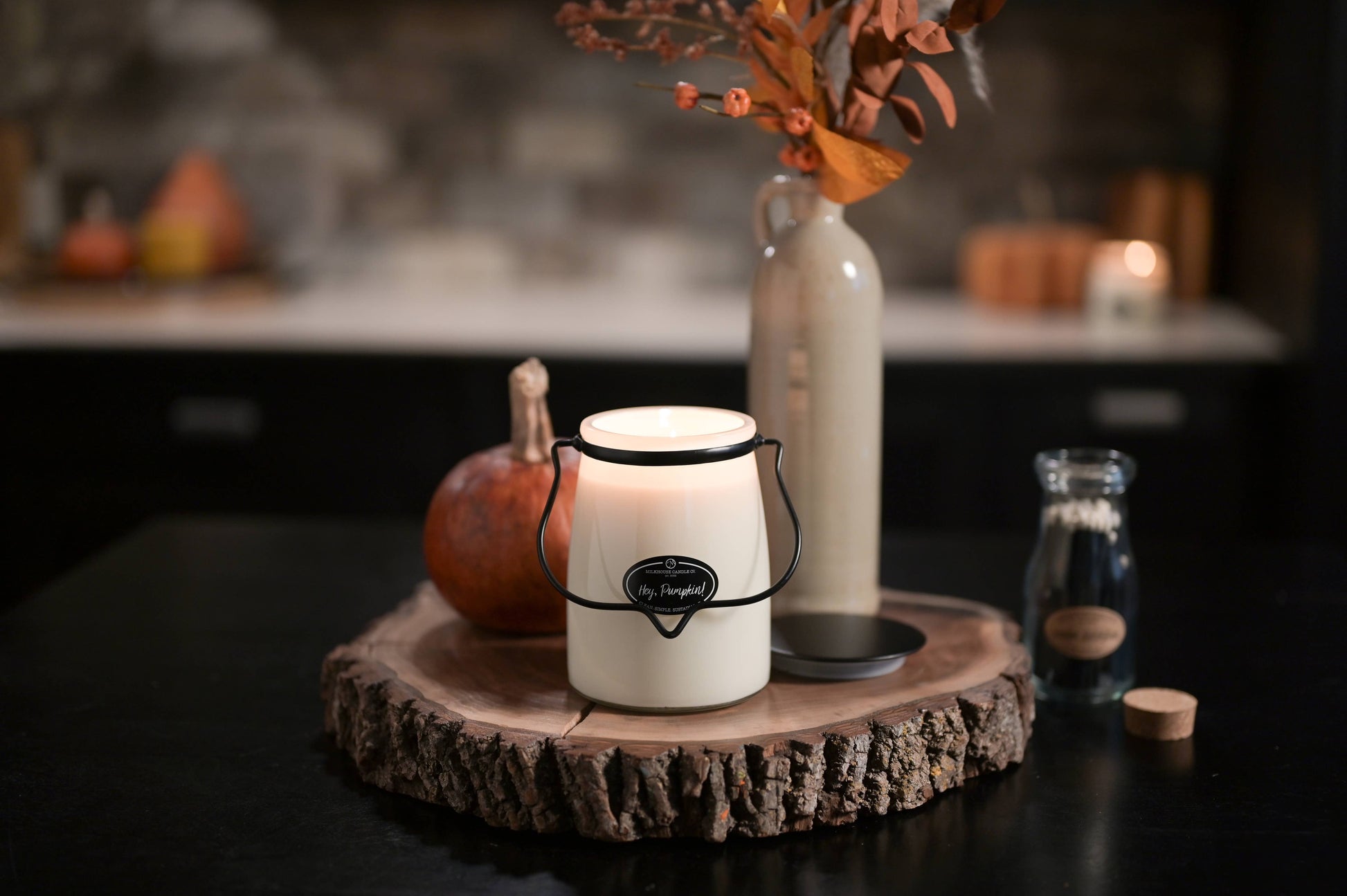 22 oz Butter Jar Candle: Hey, Pumpkin!