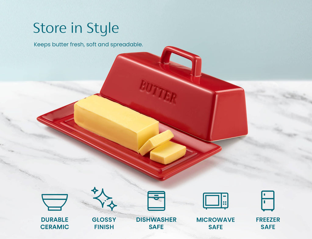Kook Ceramic Butter Dish