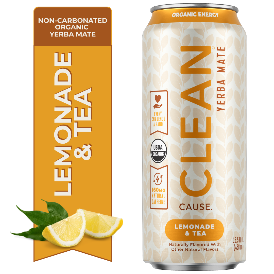 Organic Lemonade & Tea Non-Carbonated Yerba Mate - 12-pack