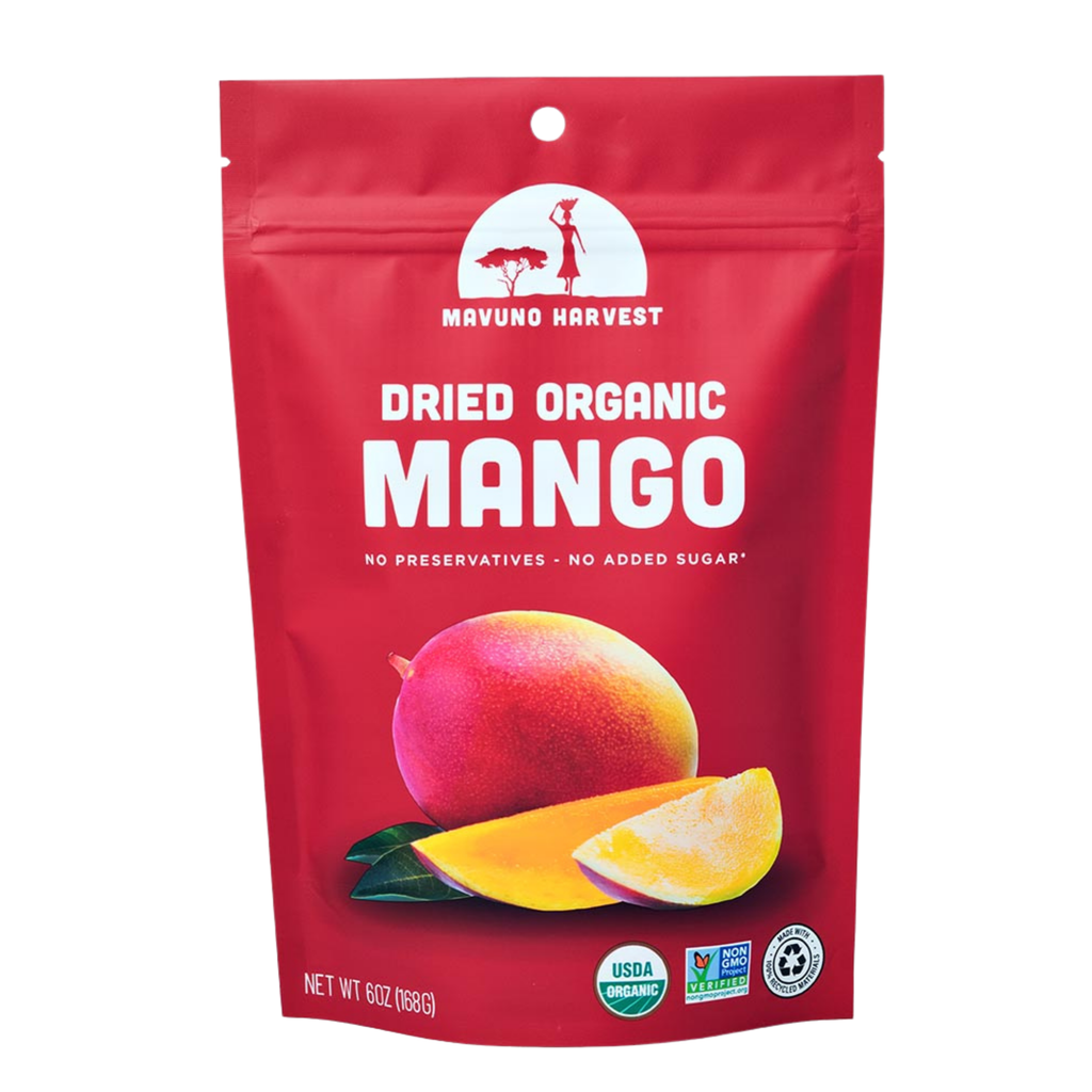 Organic Dried Mango, 6-pack case