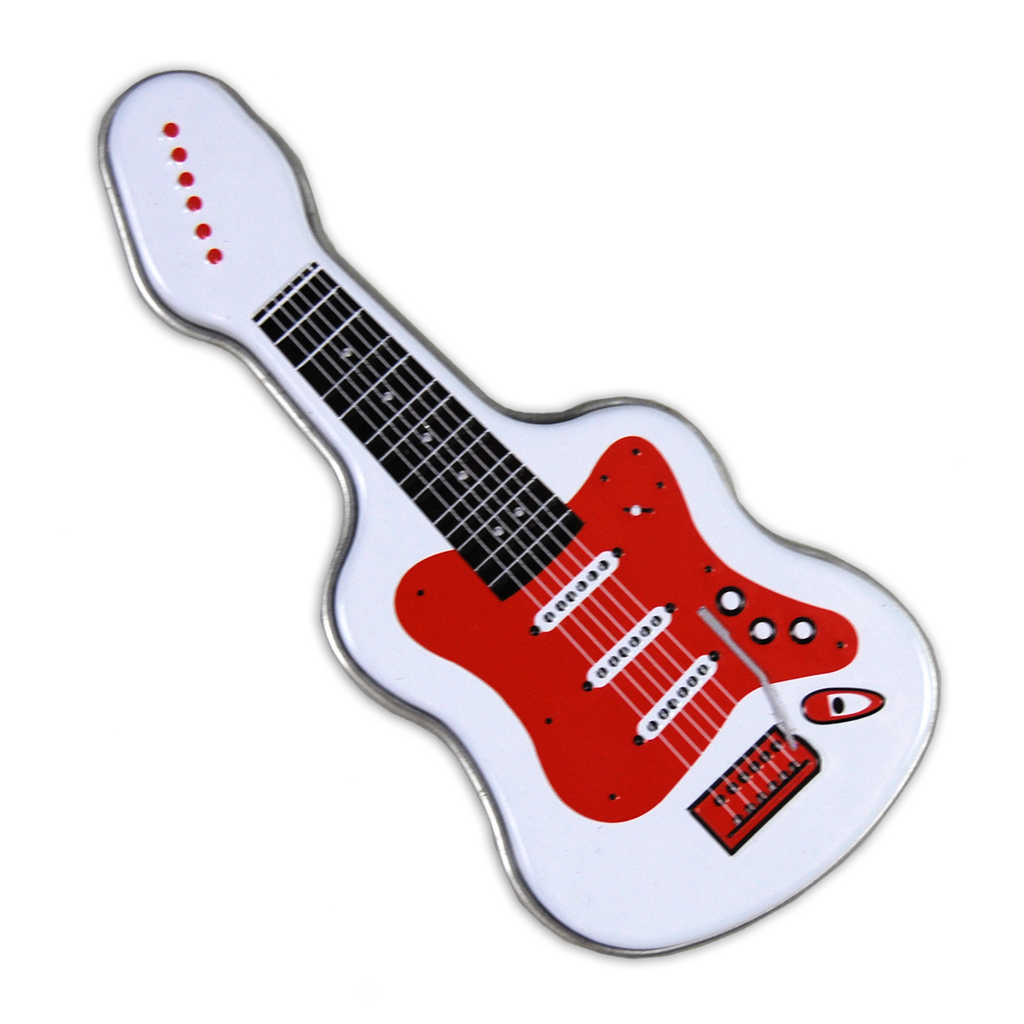 Electric Guitar Shaped Mint Tin