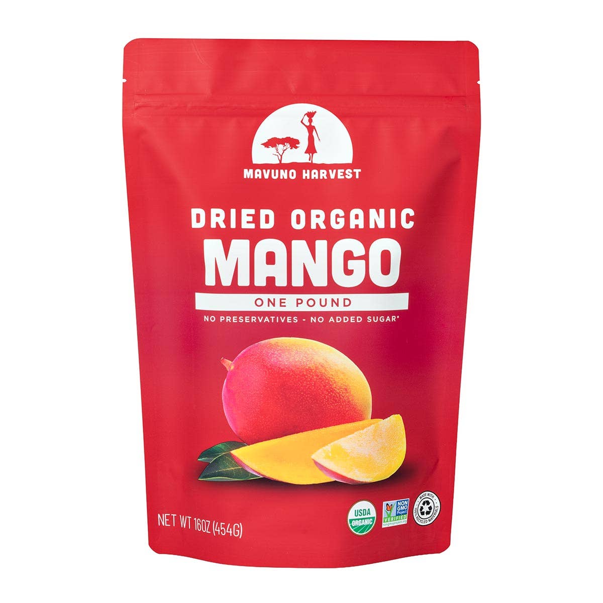Organic Dried Mango, 6-pack case