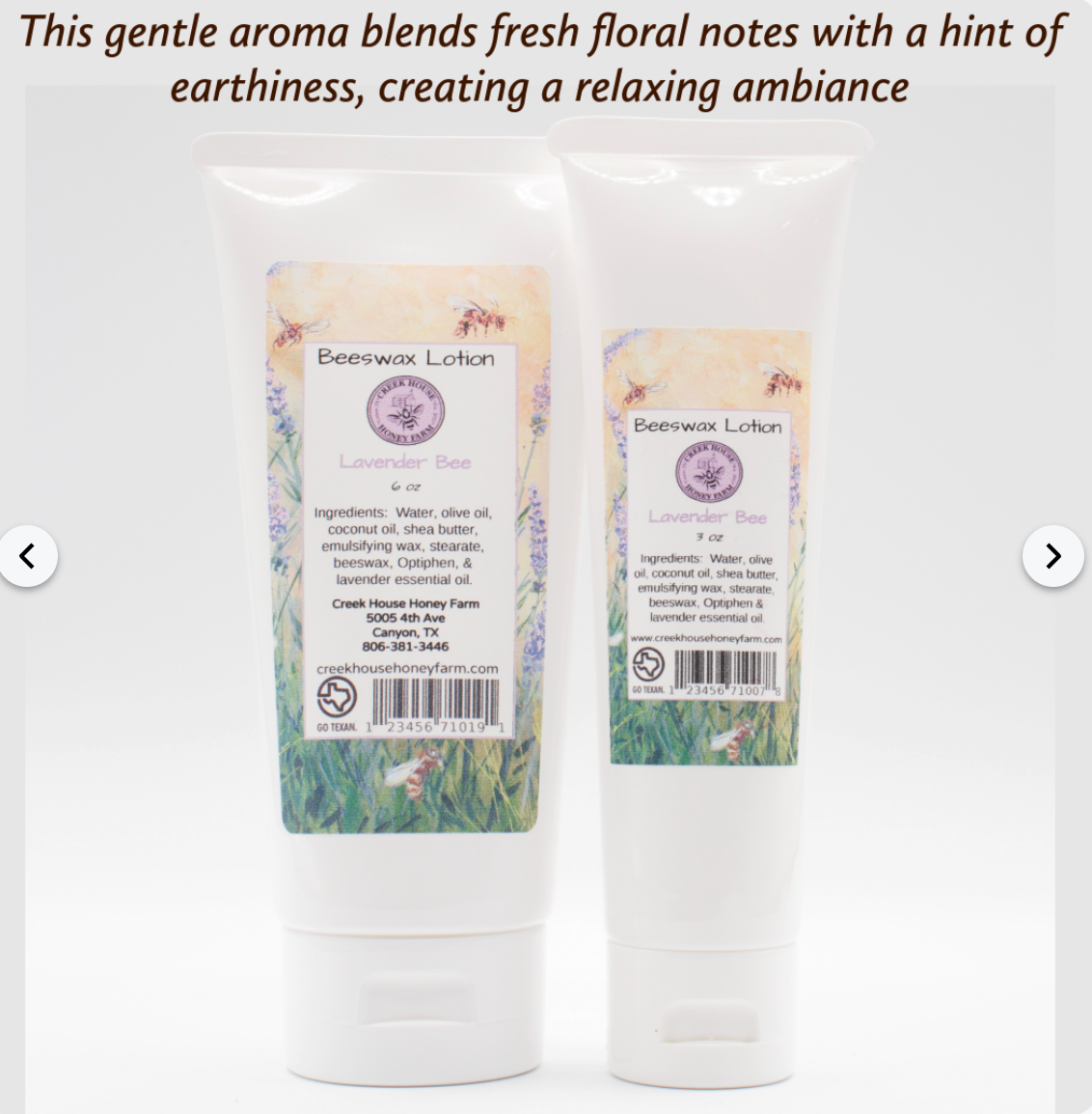 Beeswax Lotion | 3 oz Tube