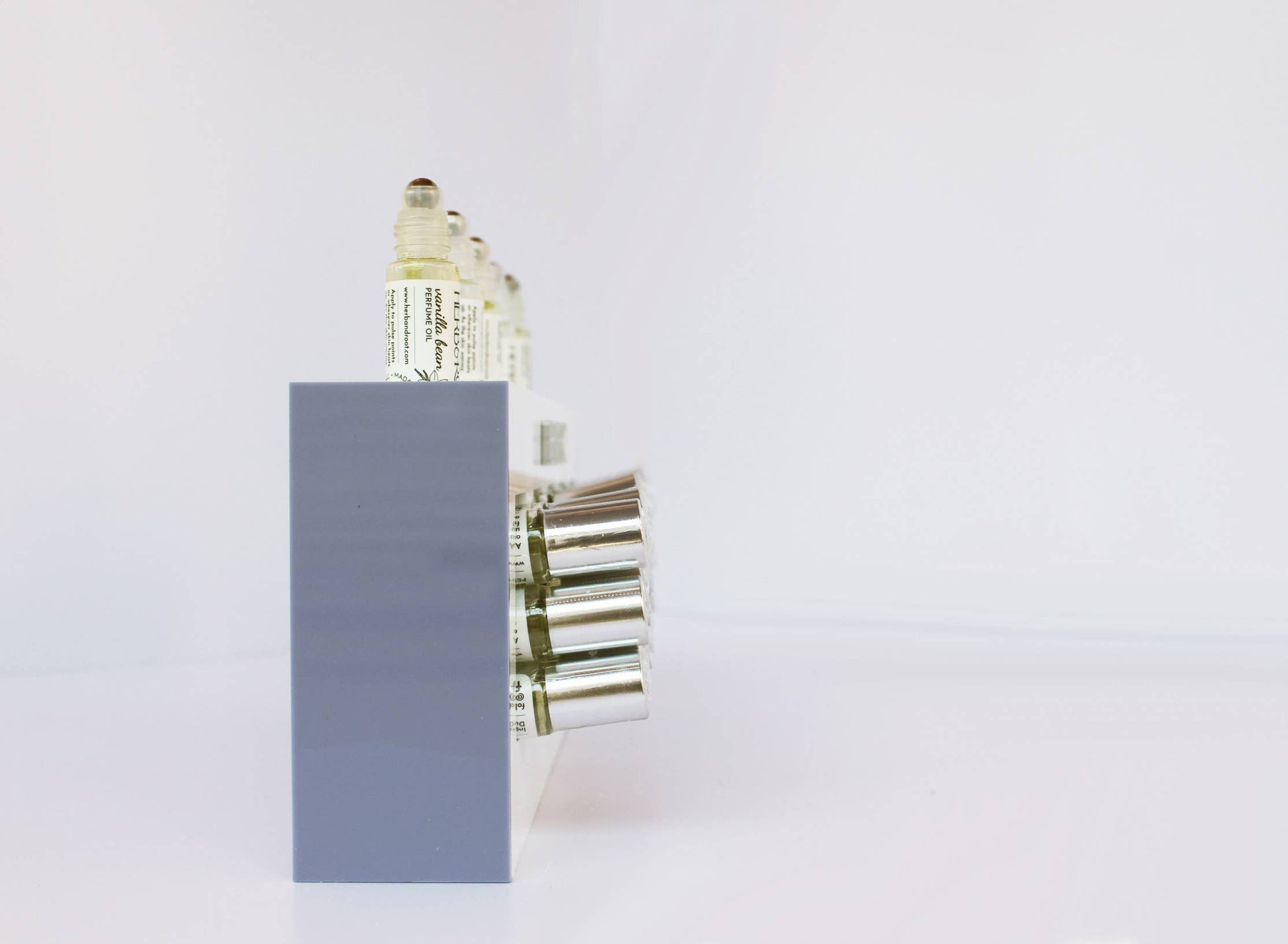 Herb & Root Perfume Oil Display (Empty)