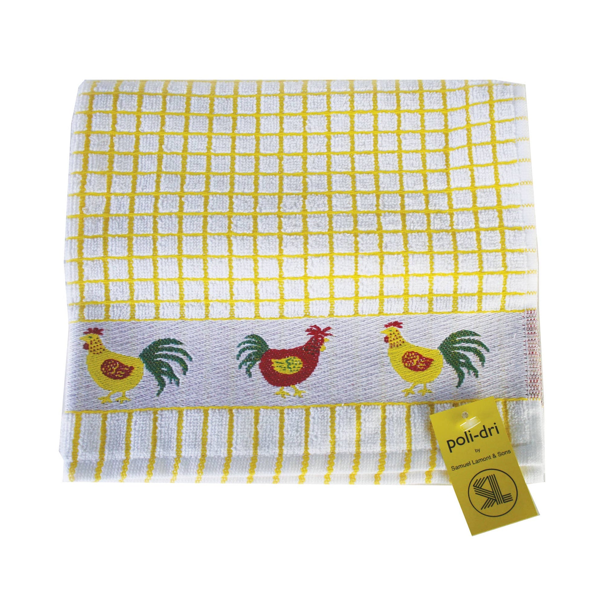 Poli-Dri Jacquard Tea Towel - Chickens