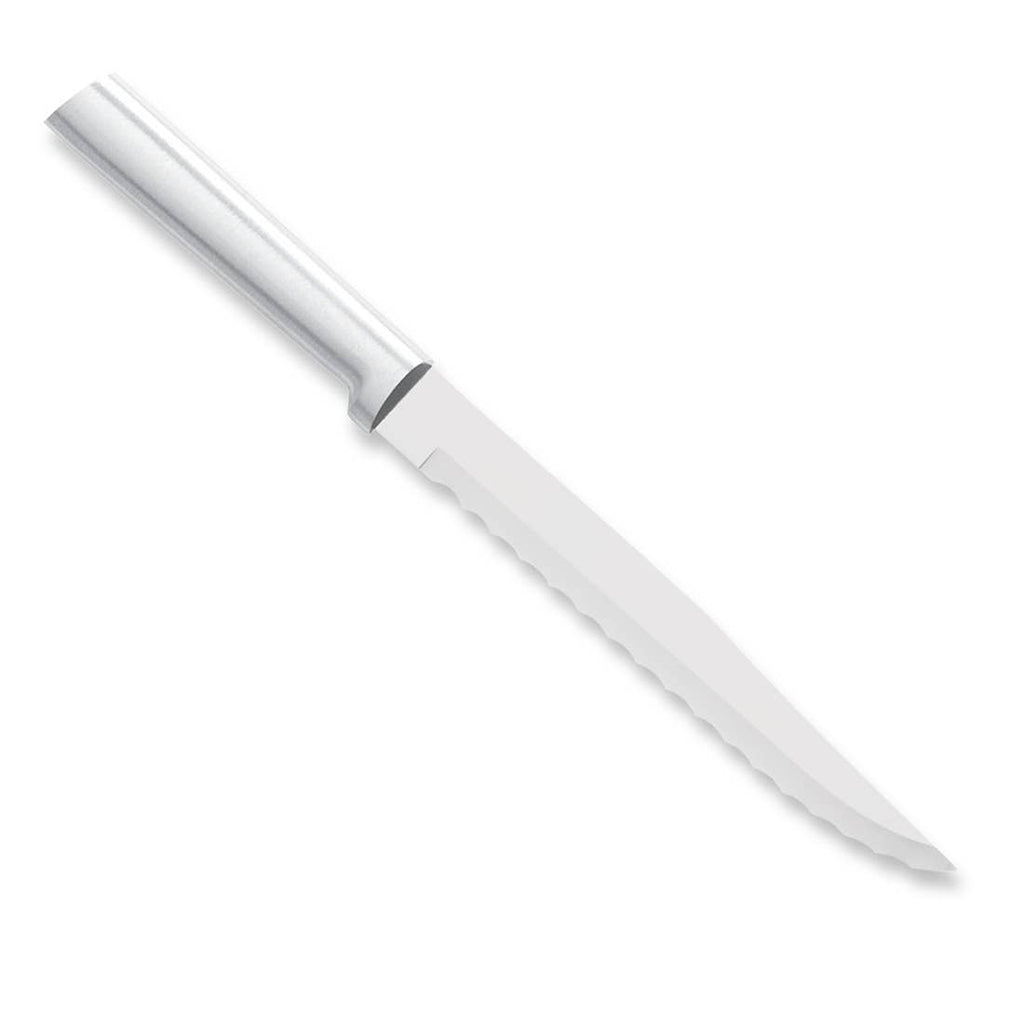 Serrated Slicer - Silver Handle