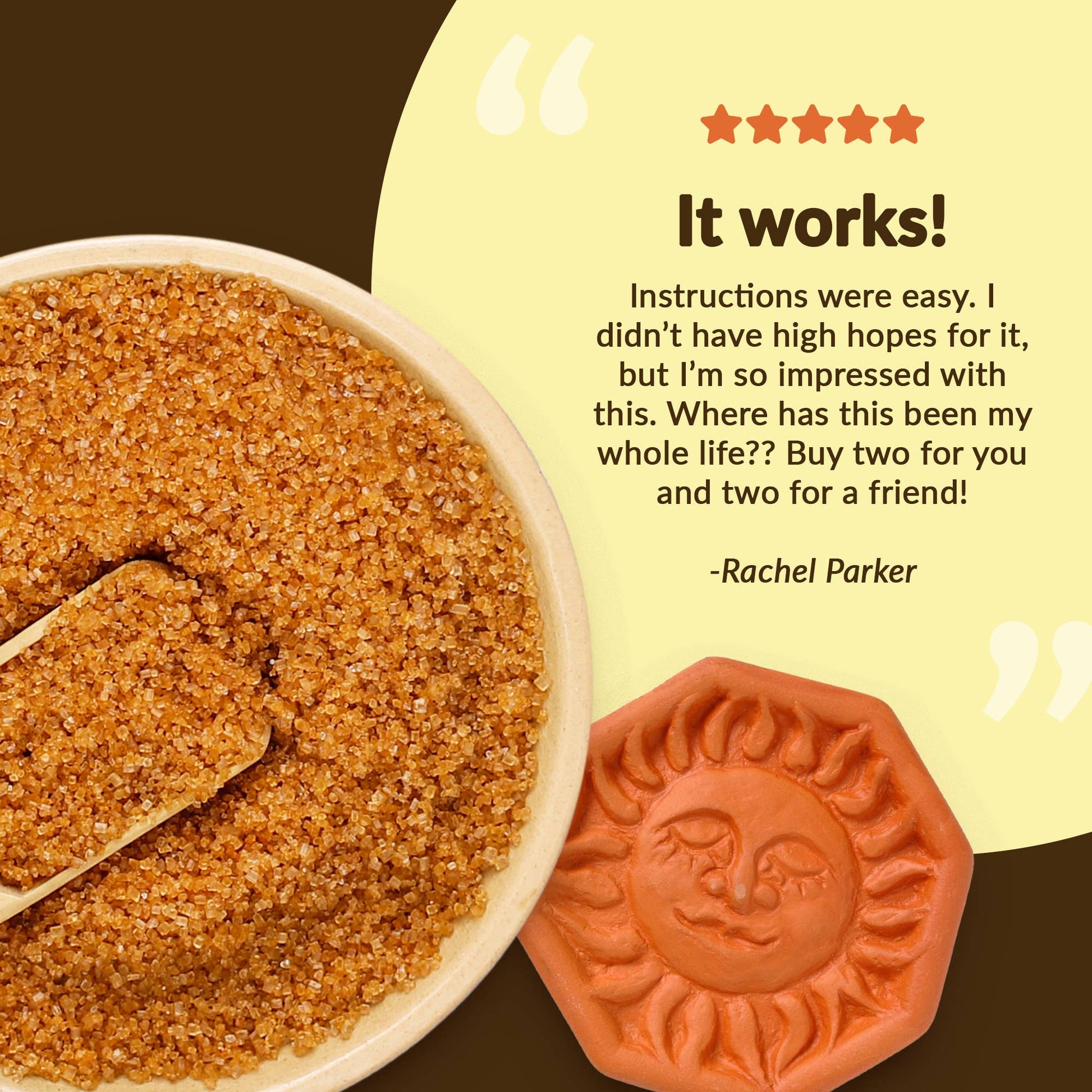 Brown Sugar Saver - Hearts (Keeps Brown Sugar Soft)