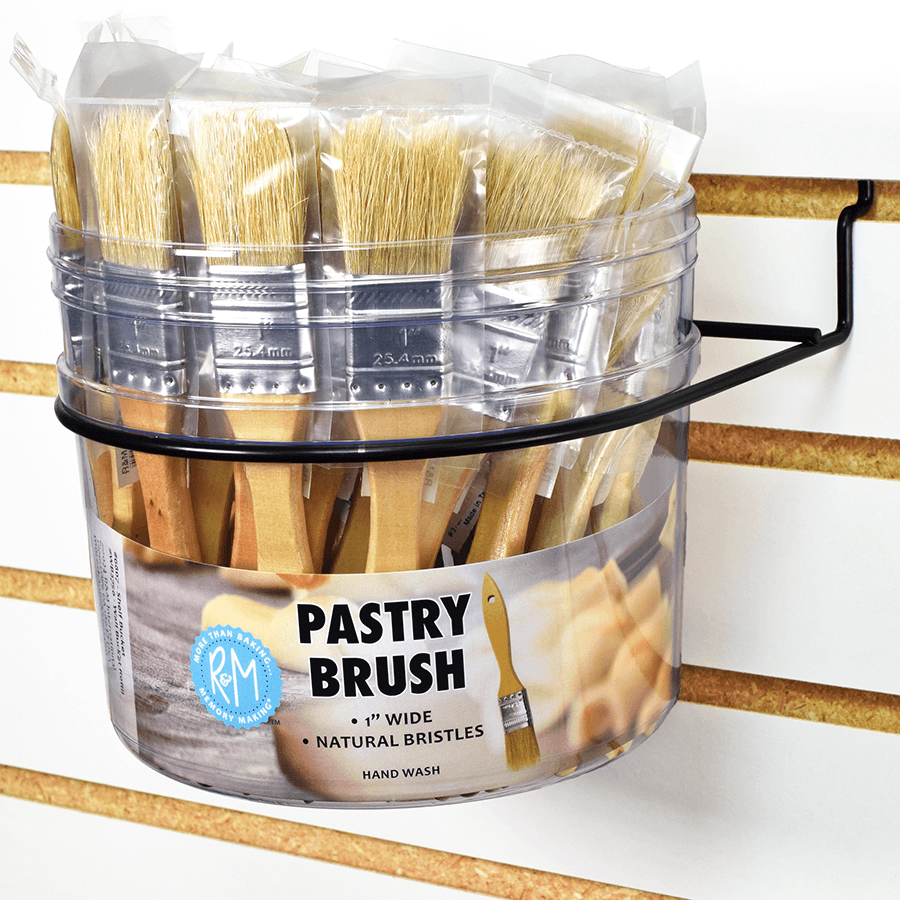 Wall Bucket Refill 1" Pastry Brush /48