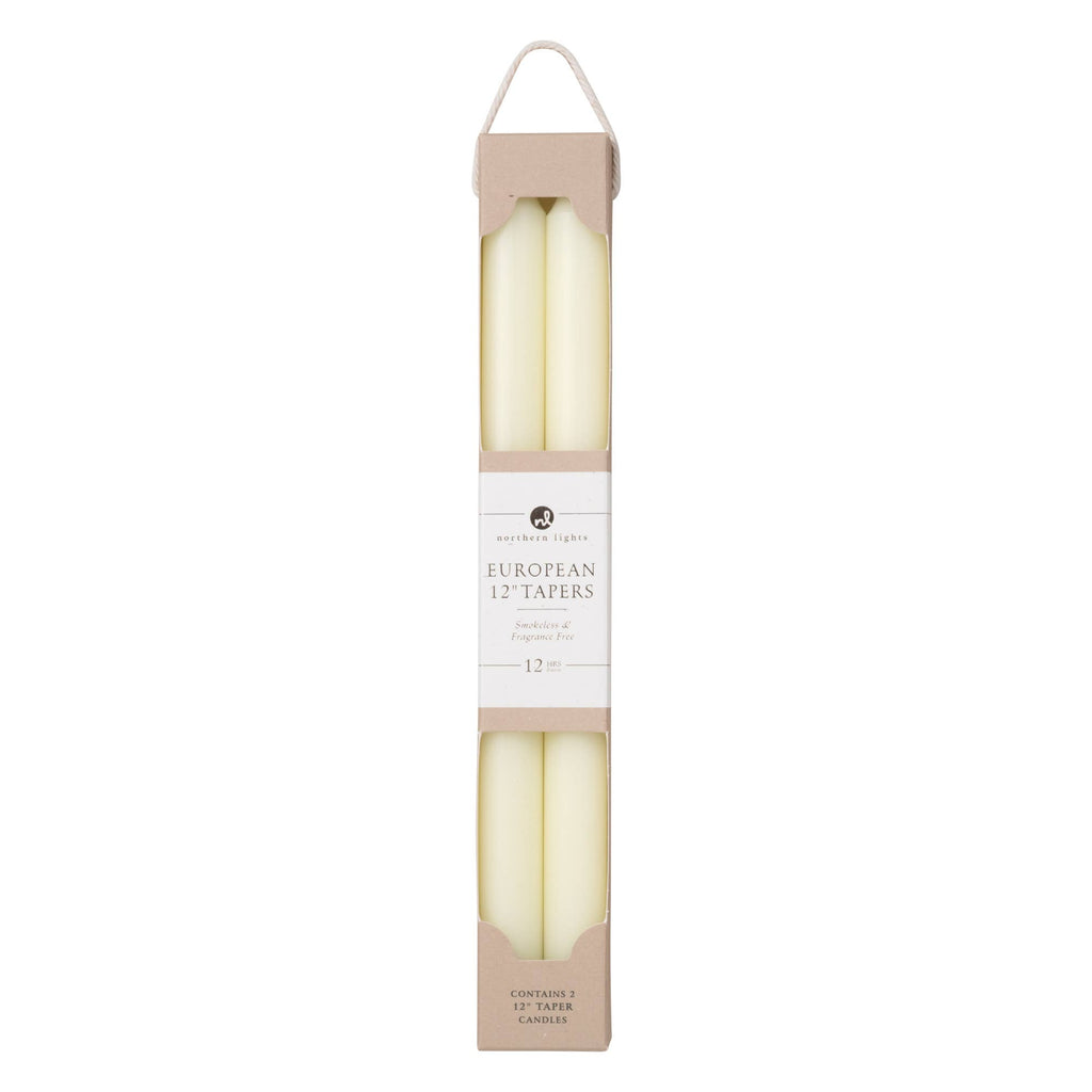 12" Taper Candles - 2pk