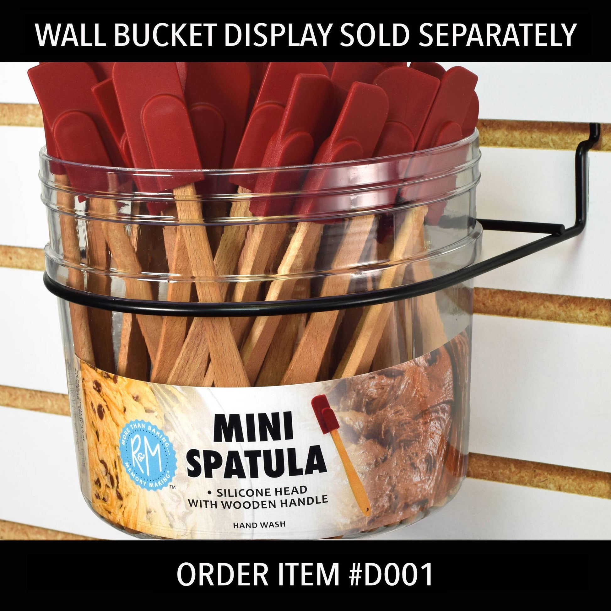 Wall Bucket Refill Mini Spatula Red /48