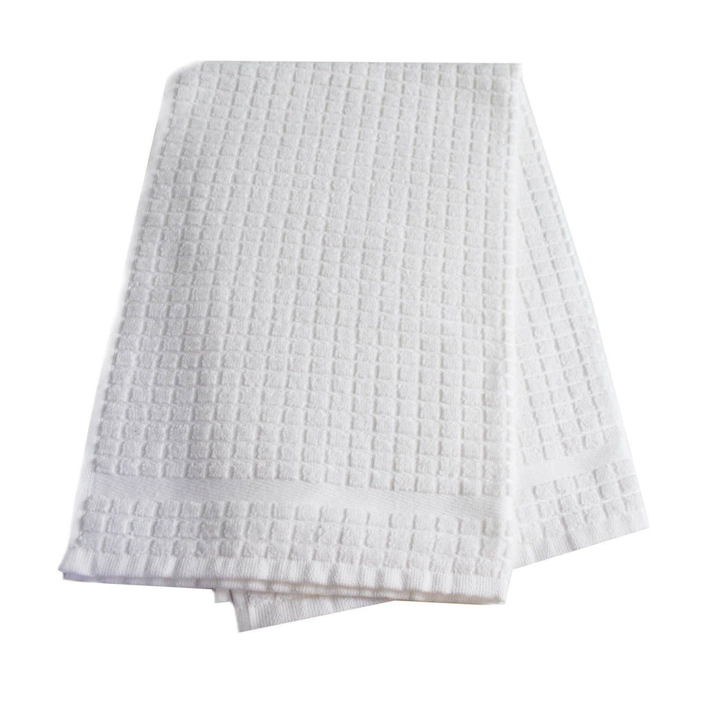 Poli-Dri Cotton Tea Towel - White