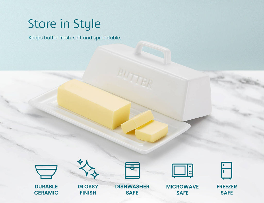Kook Ceramic Butter Dish