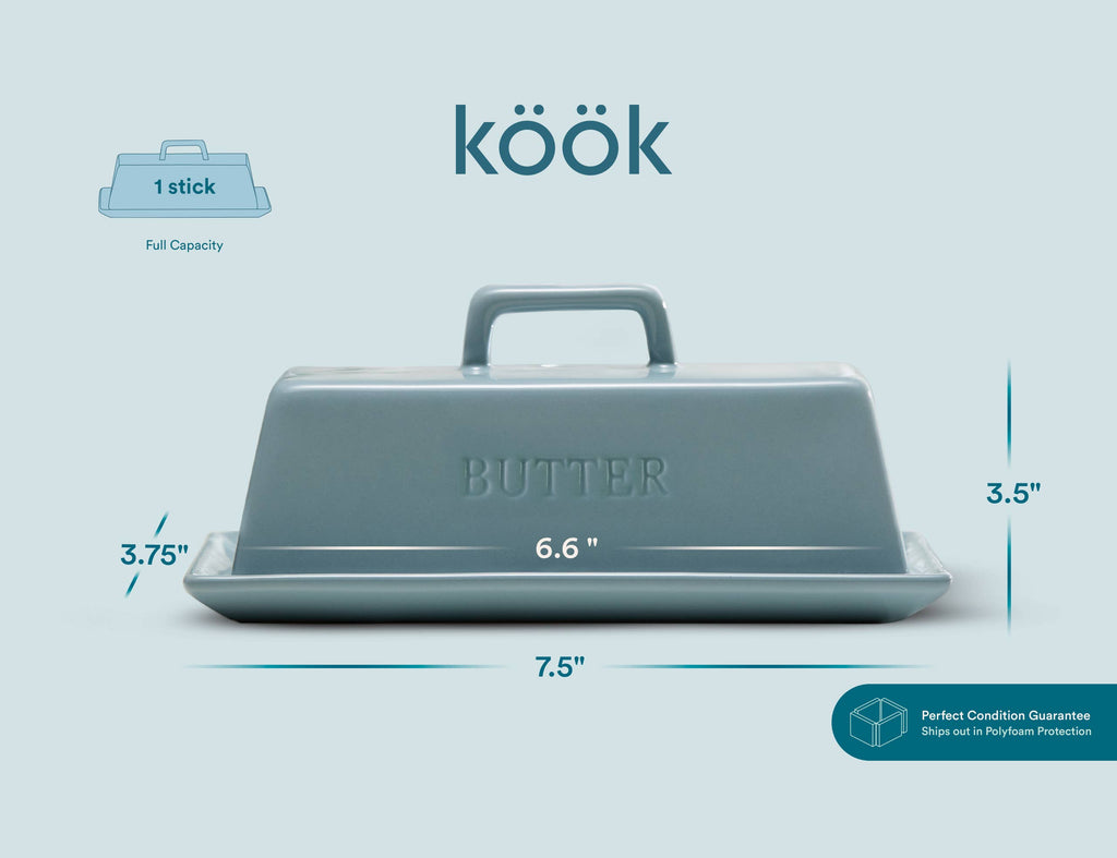 Kook Ceramic Butter Dish