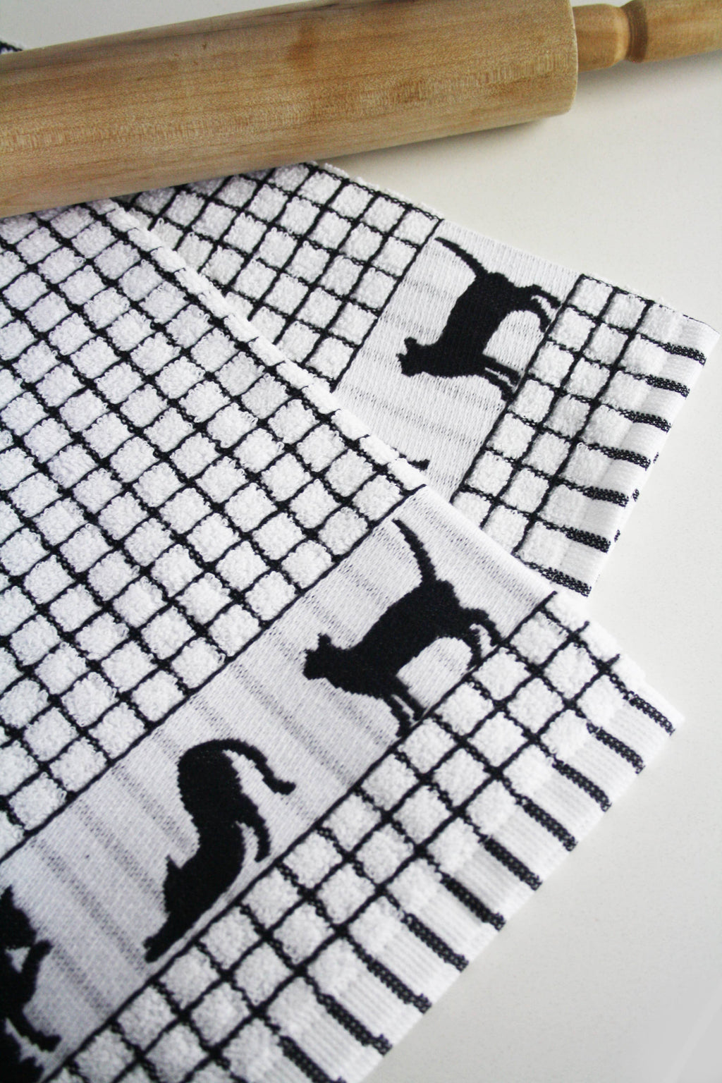 Poli-Dri Jacquard Tea Towel - Cat