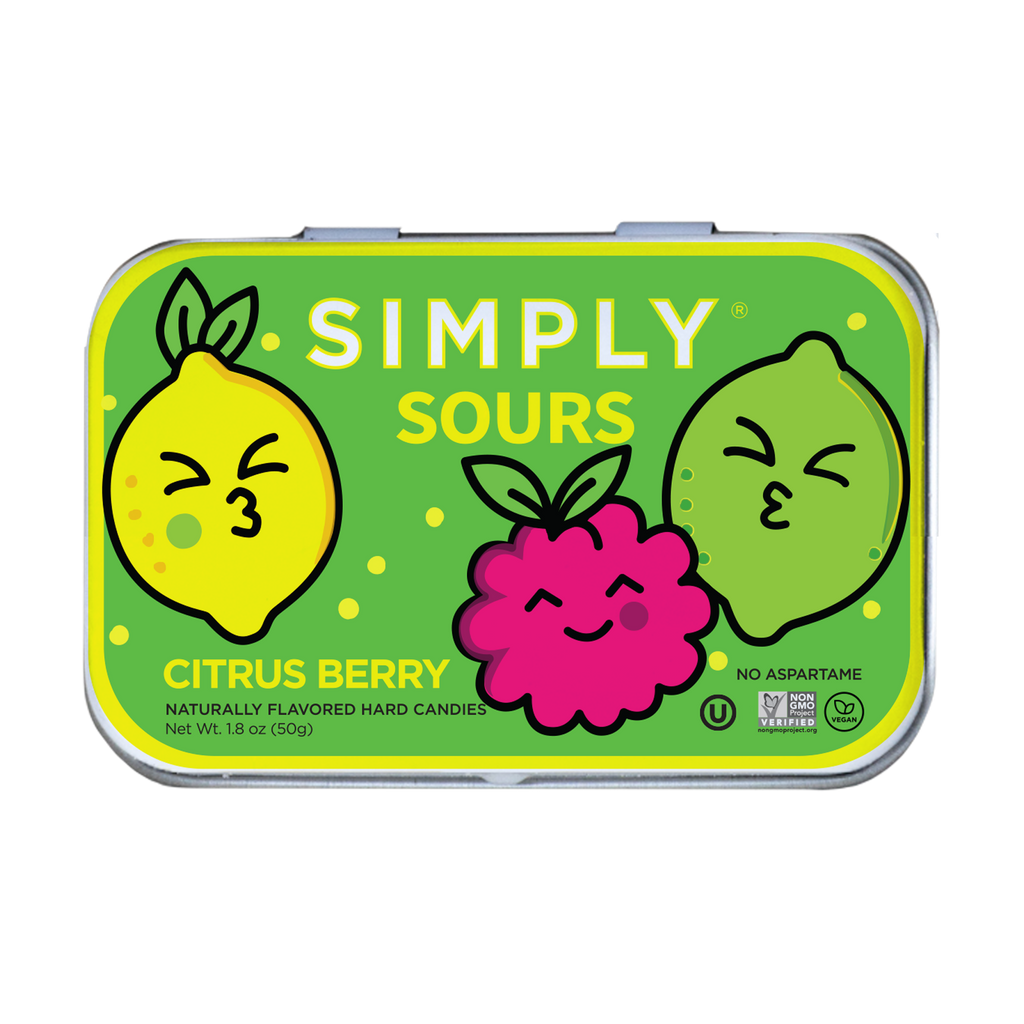 Simply Sours - Citrus Berry 1.8oz | 6 Tins