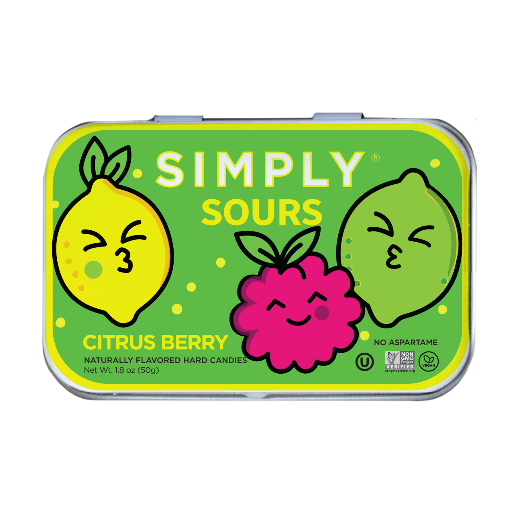 Simply Sours - Citrus Berry 1.8oz | 6 Tins