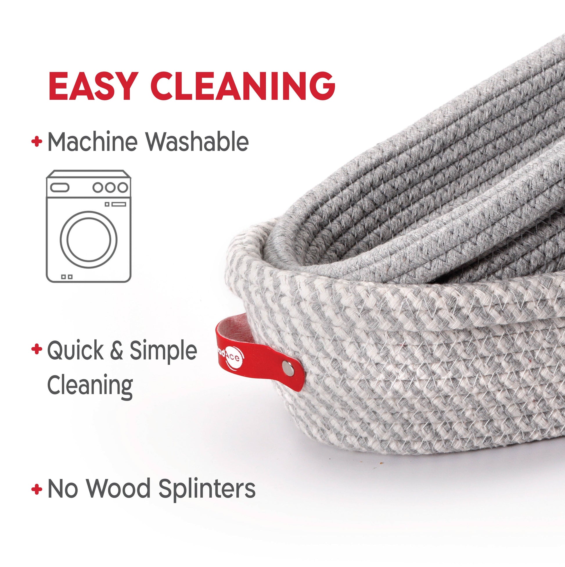 Oval Cotton Rope Proofing Baskets Set