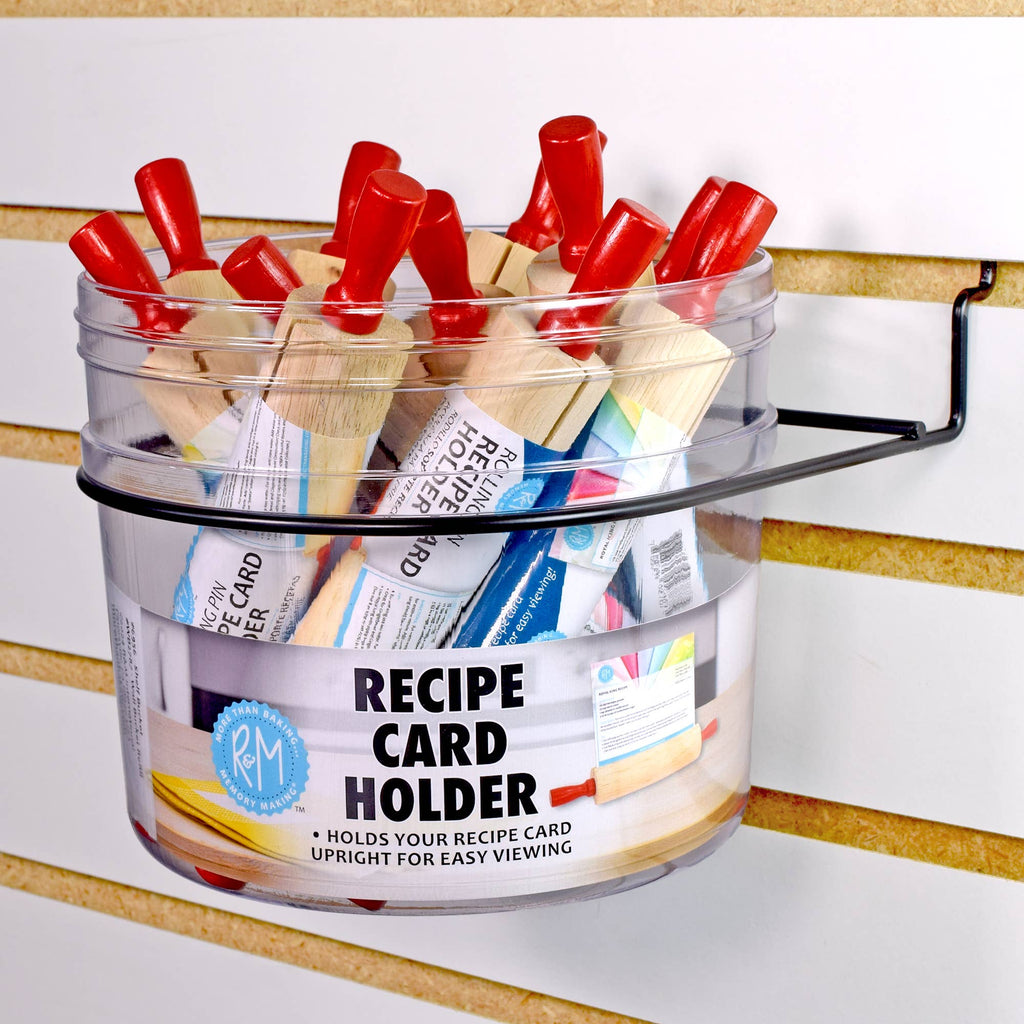 Wall Bucket Refill Rp Recipe Card Holder /12