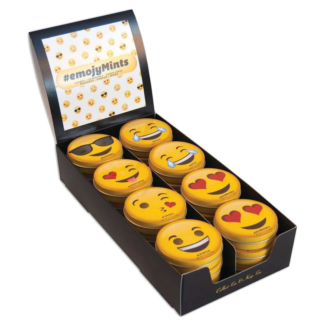 Emojy Shaped Mint Tins