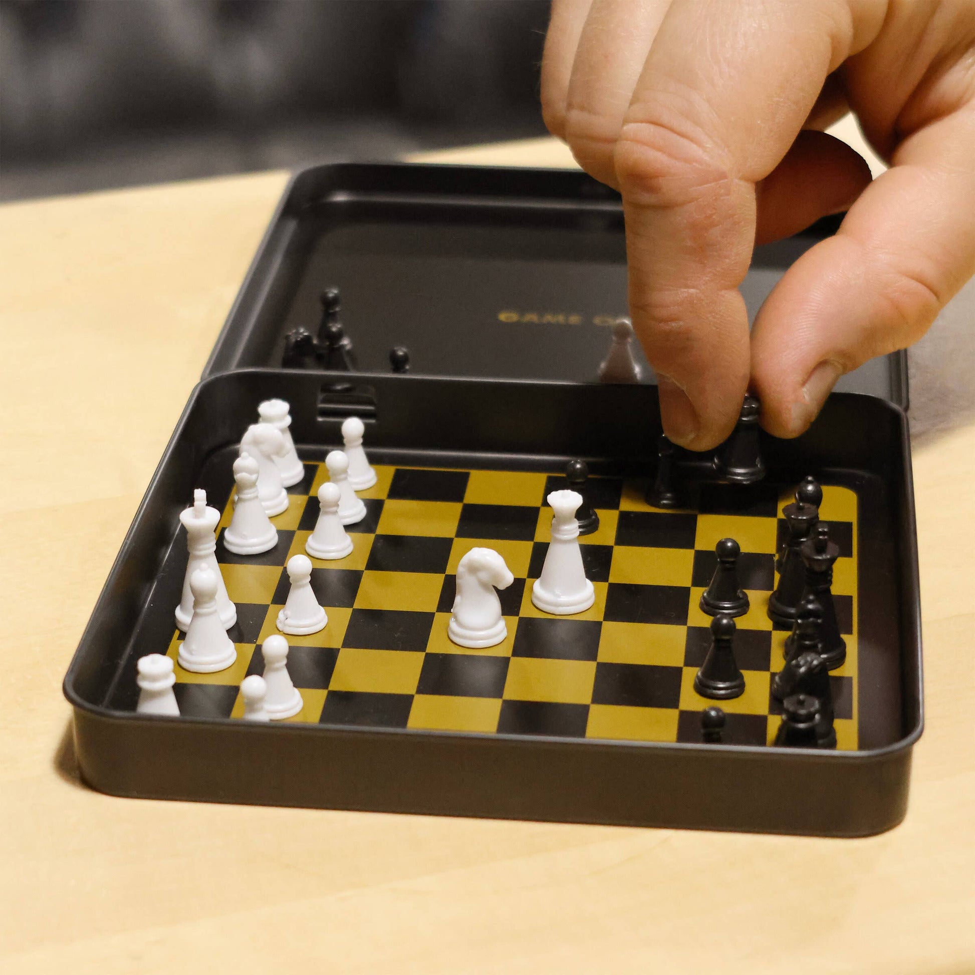 Game On Chess Set - Iron & Glory magnetic travel chess set