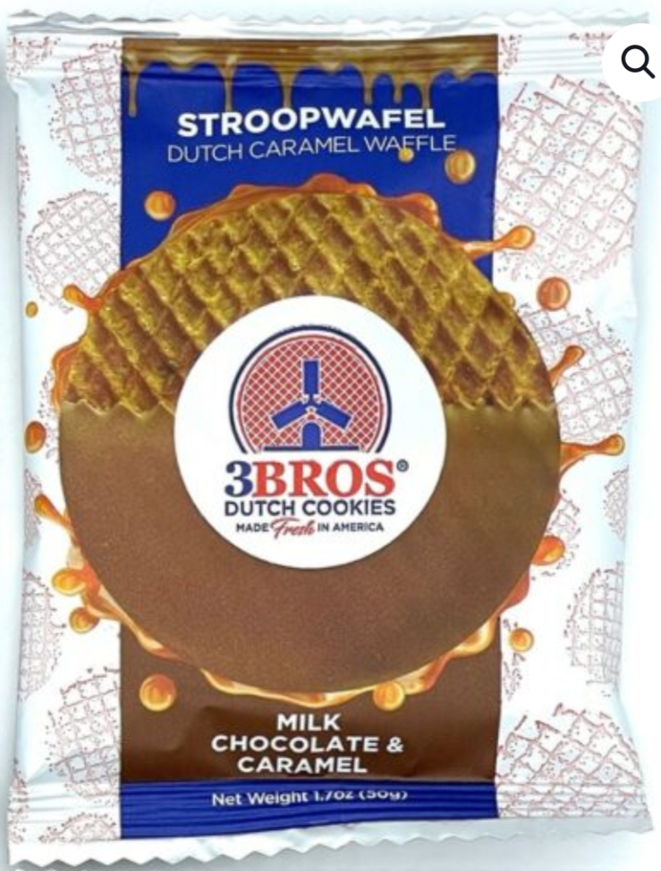 Milk-Chocolate-dipped Stroopwafels - Amsterdam Canal House