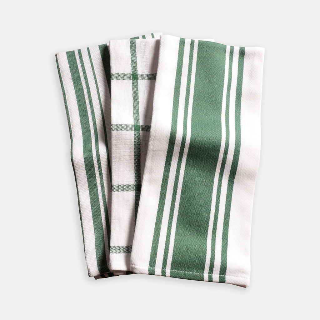 KAF Home Oversized Mixed Set of 3 Kitchen Towels - 20" x 30"