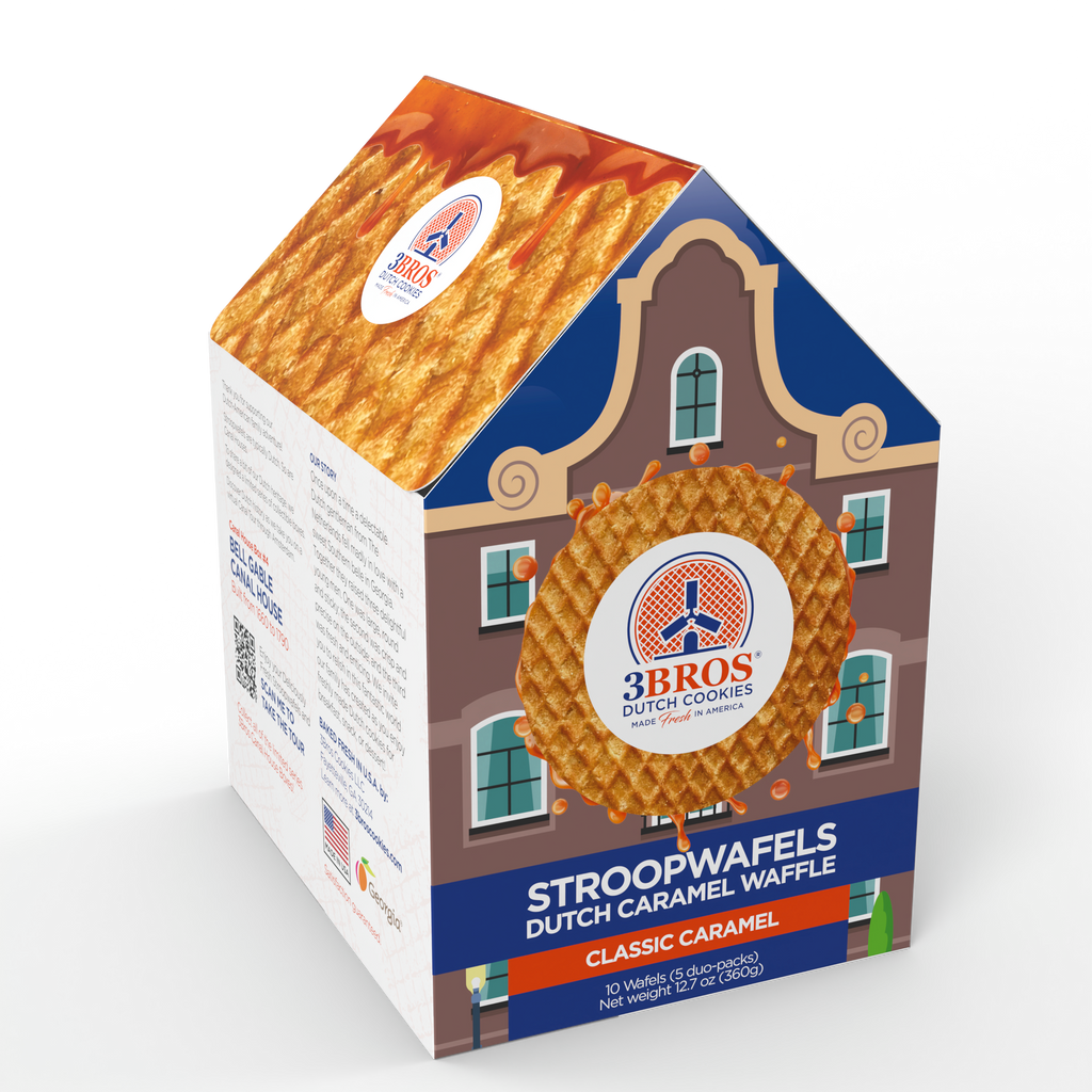 Classic Caramel Stroopwafel – 10-count Canal House Gift Box