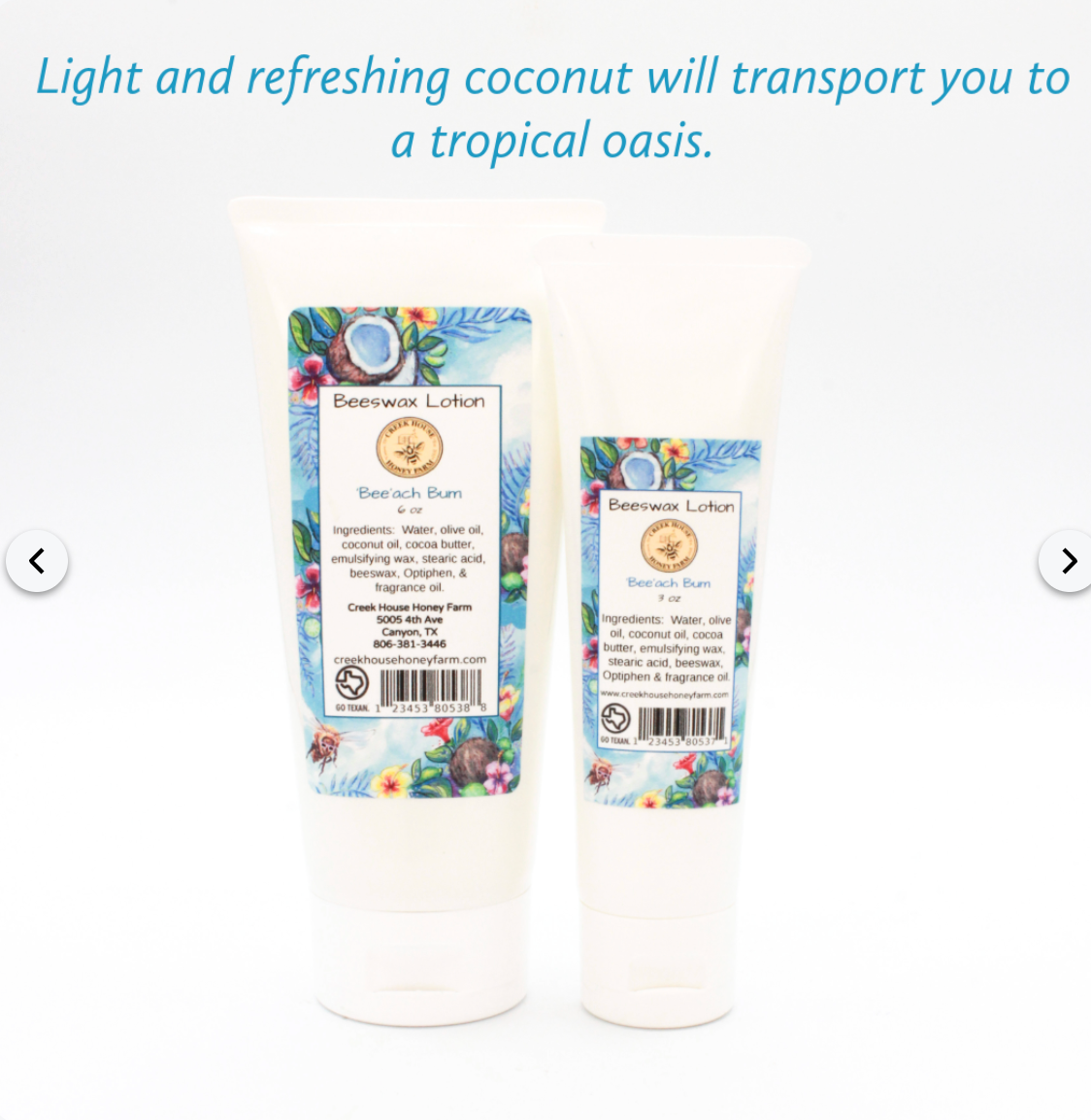 Beeswax Lotion | 3 oz Tube