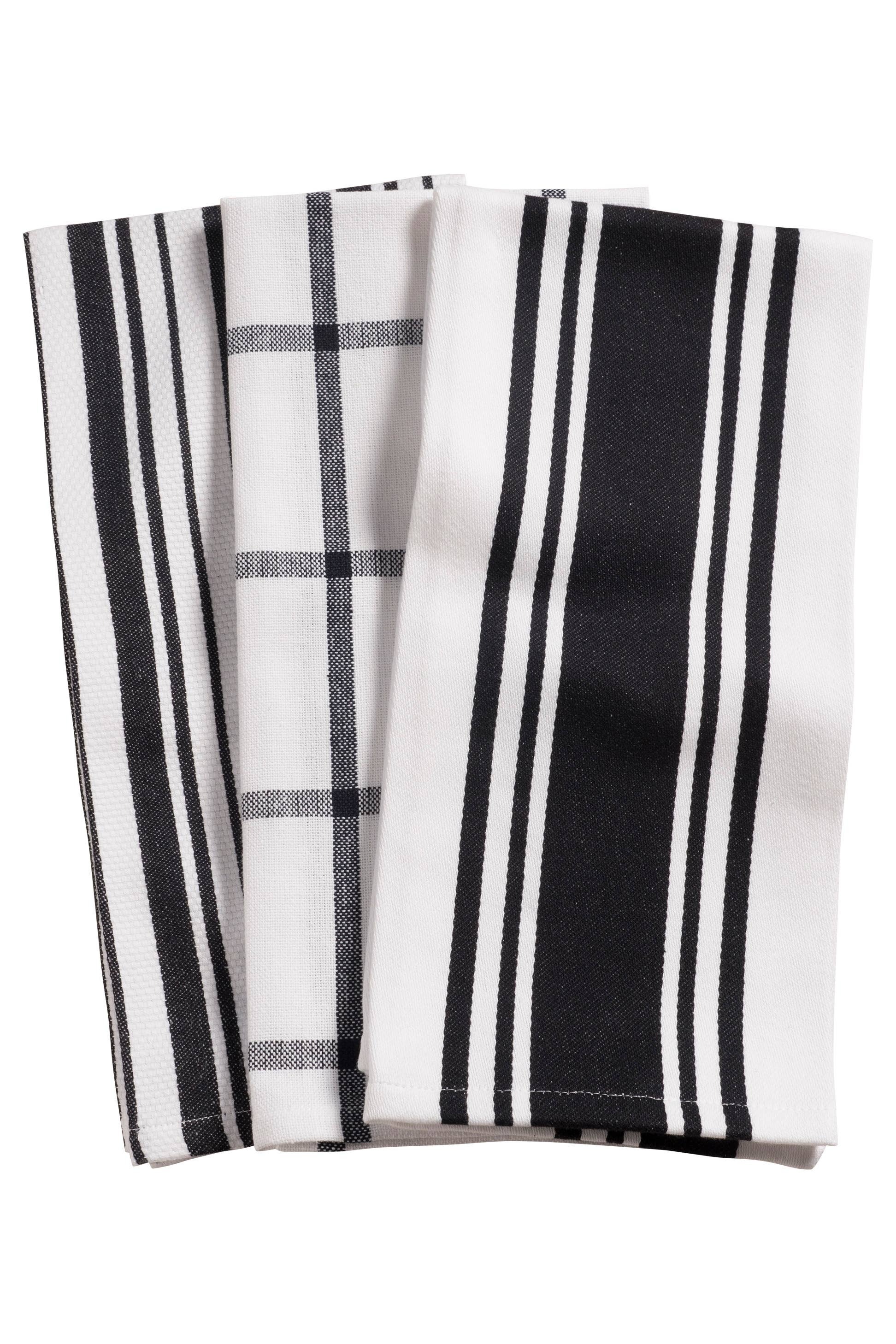 KAF Home Oversized Mixed Set of 3 Kitchen Towels - 20" x 30"