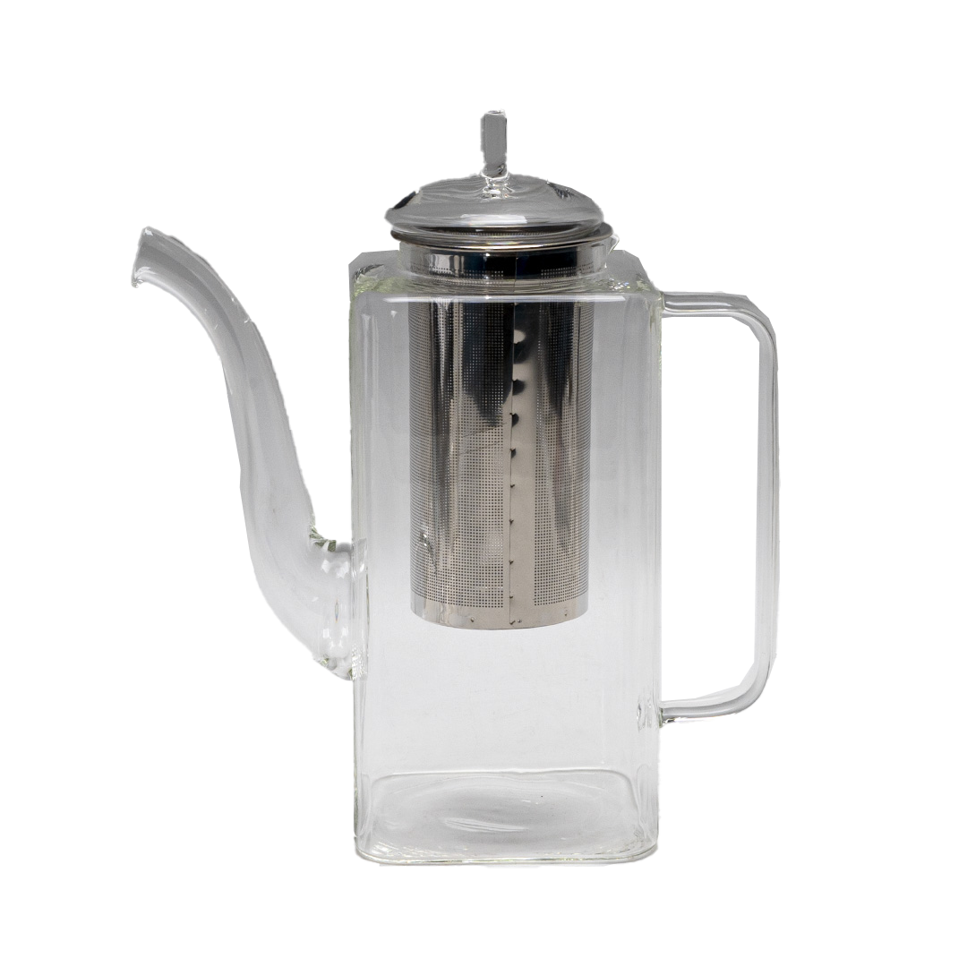 32oz 7.75"H Glass Tea Pot (1/24)