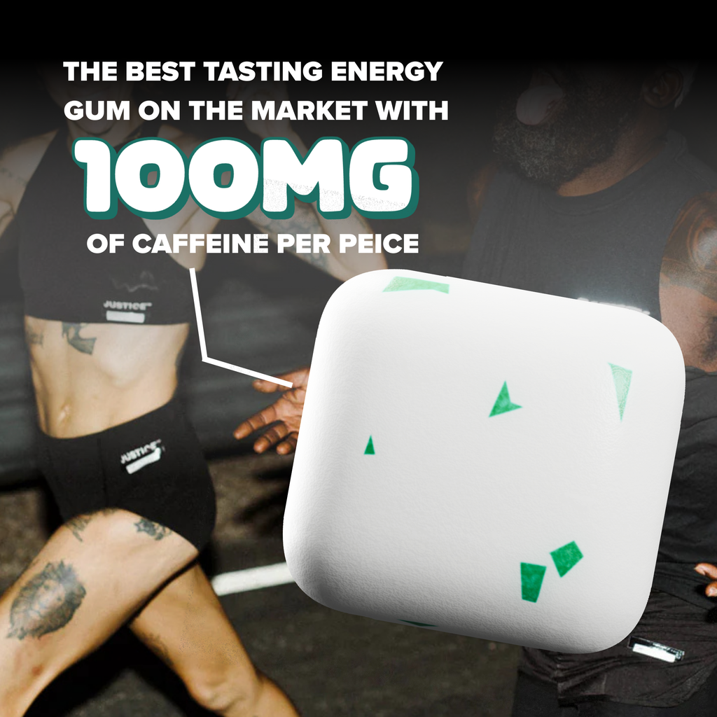 Spearmint Extra Strength Energy Gum 12 pack
