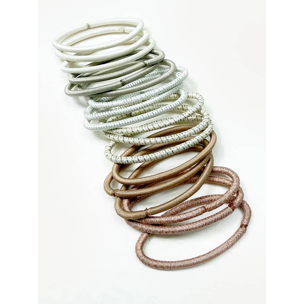 Neutral Shade Ponytail Elastics Hair Ties