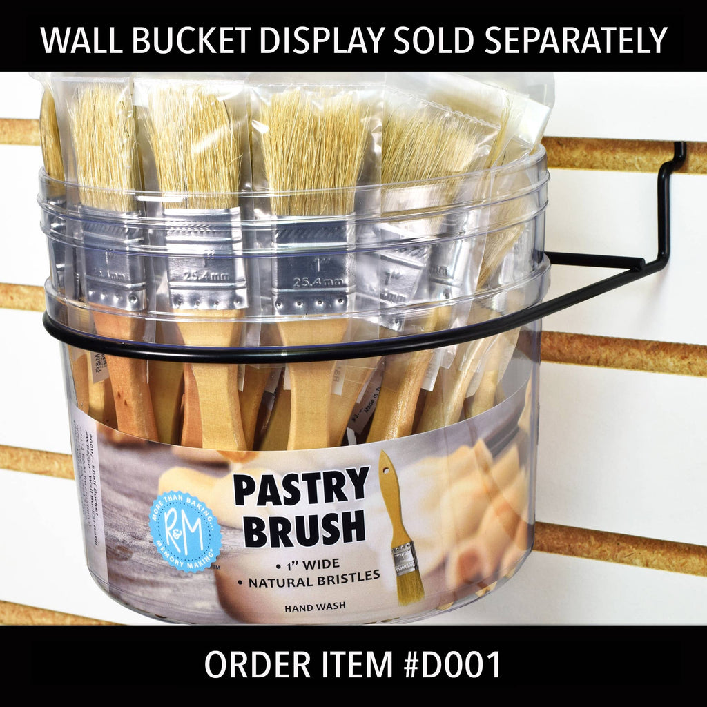 Wall Bucket Refill 1" Pastry Brush /48