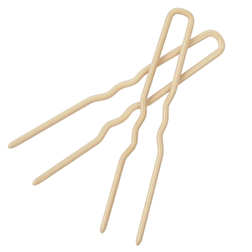 Fisher's Wire Products blonde 2 inch crinkled stainless steel hair pins