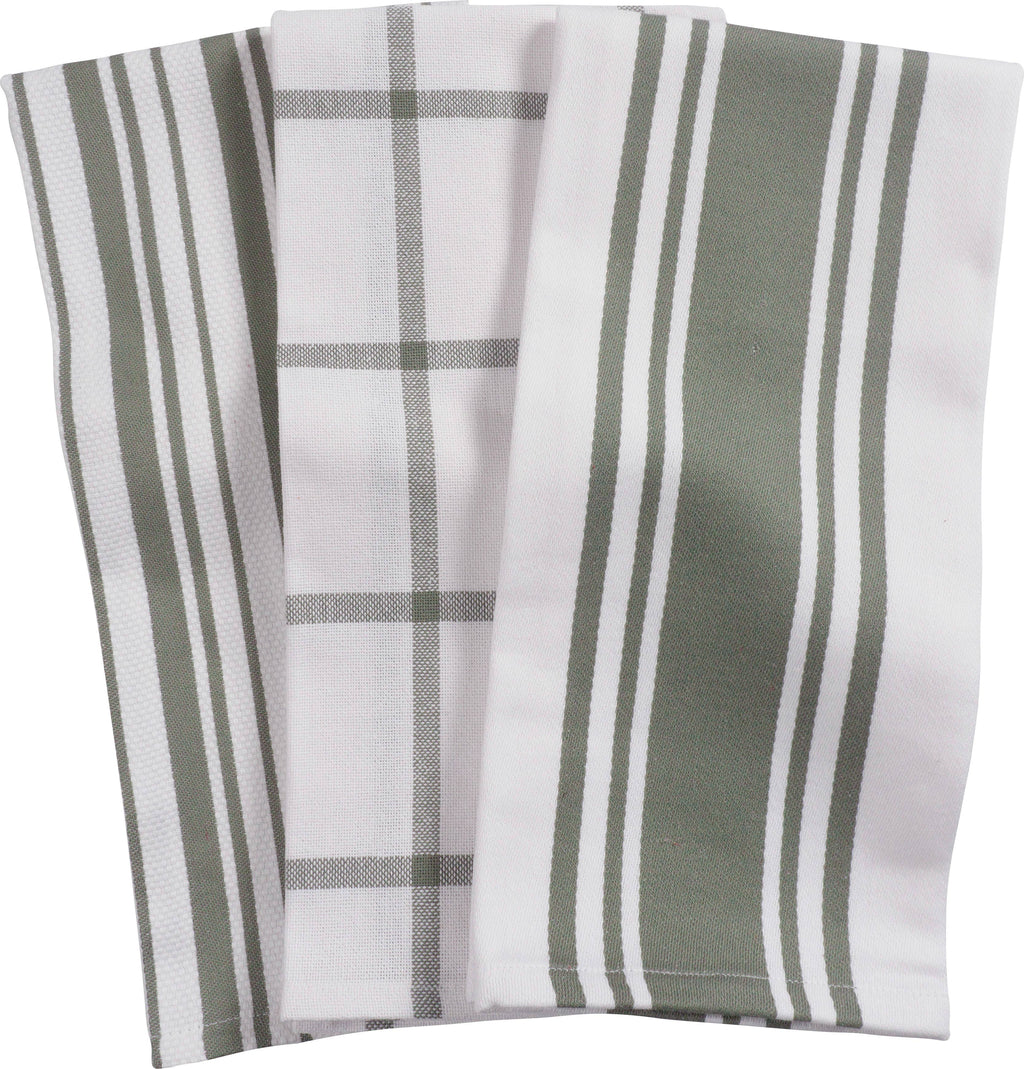 KAF Home Oversized Mixed Set of 3 Kitchen Towels - 20" x 30"