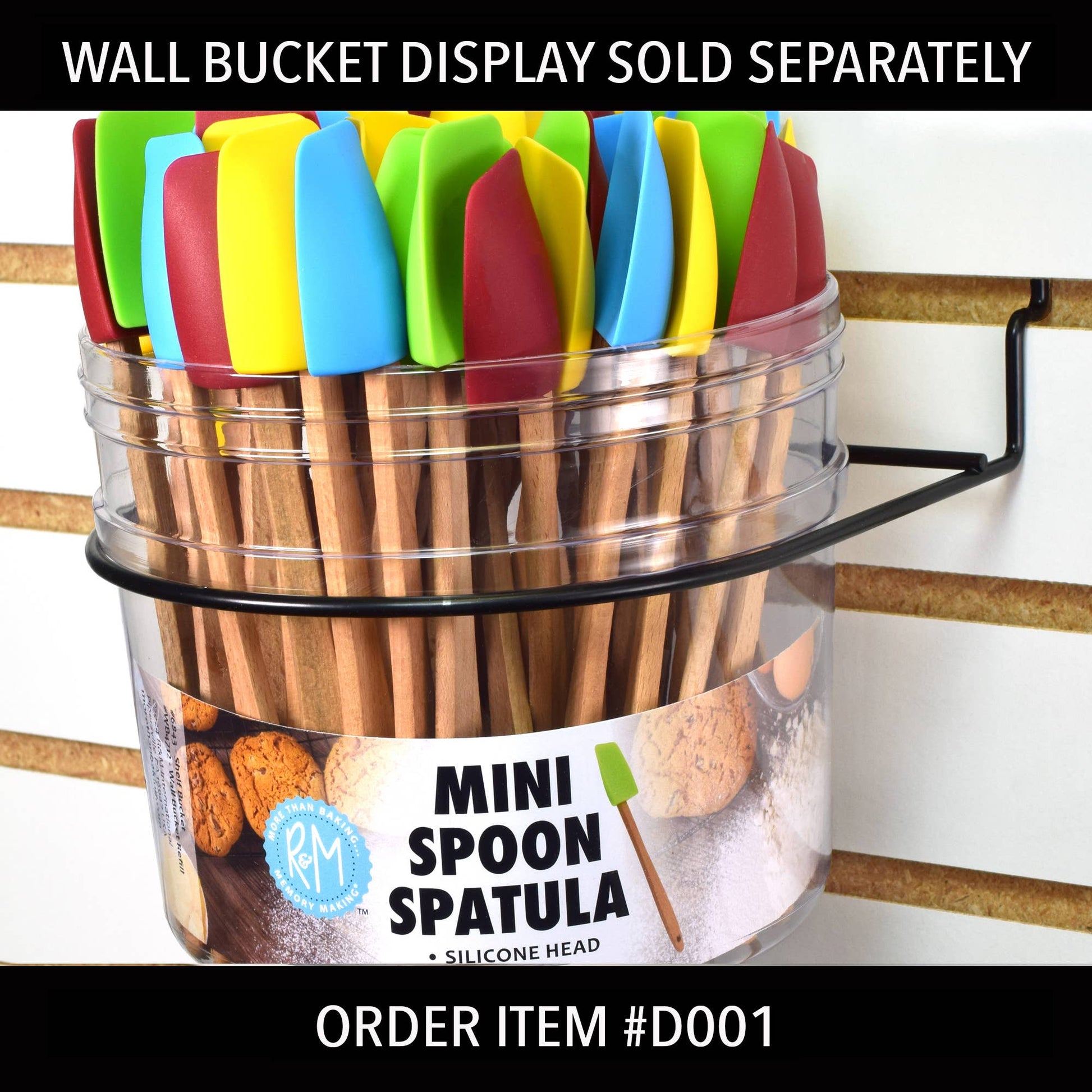Wall Bucket Refill Mini Spoon/Spat Asst /60