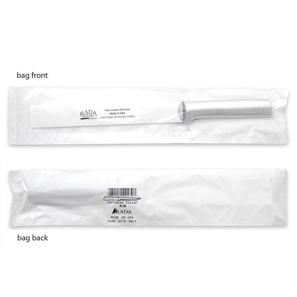 Serrated Slicer - Silver Handle