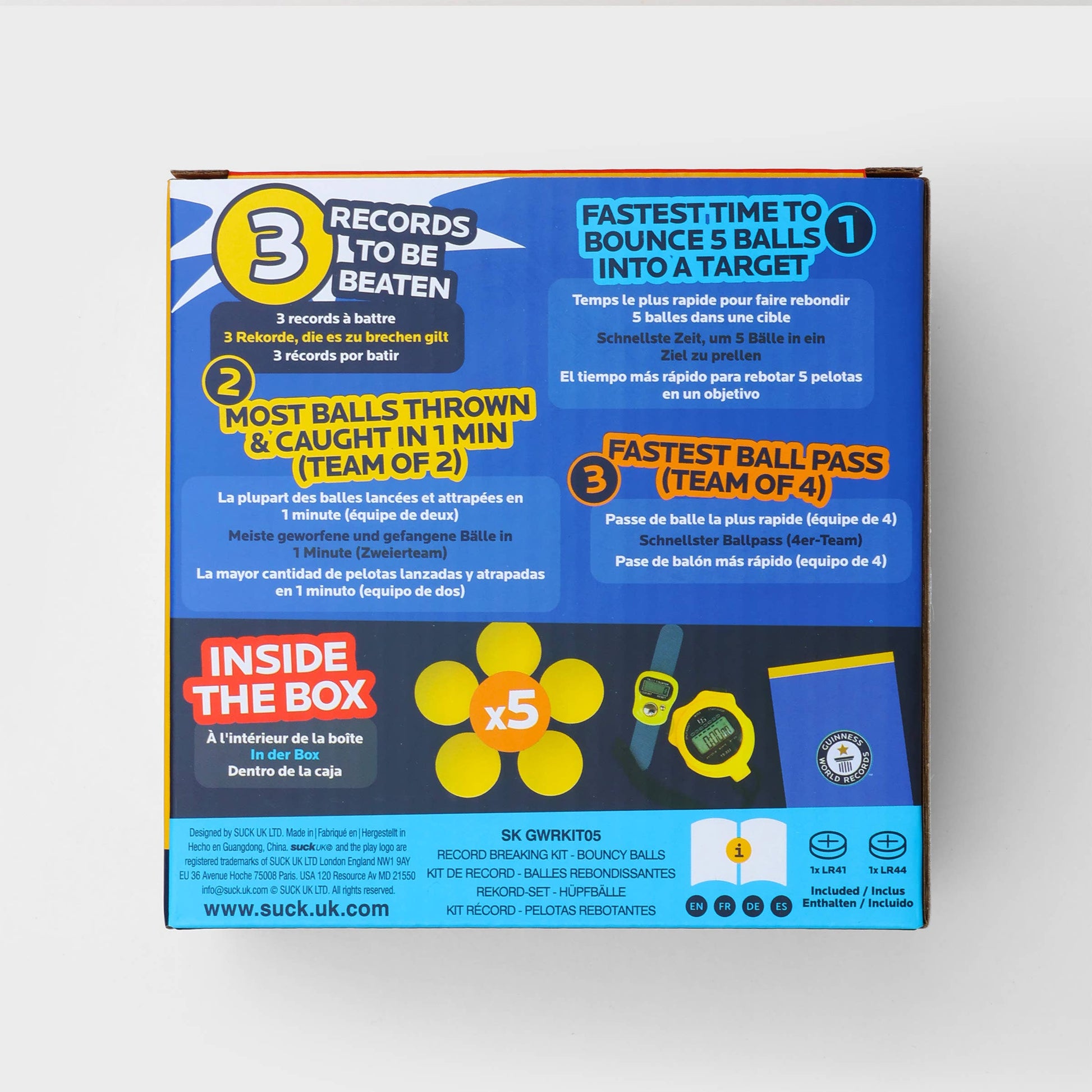 Bouncy Balls Record Breaker Kit - Guinness book of records