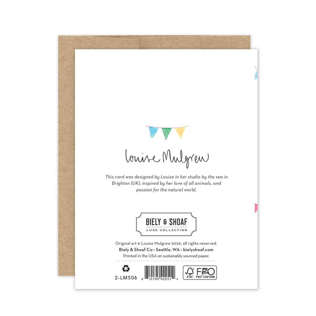 Birthday Banner - Luxe A2 Card