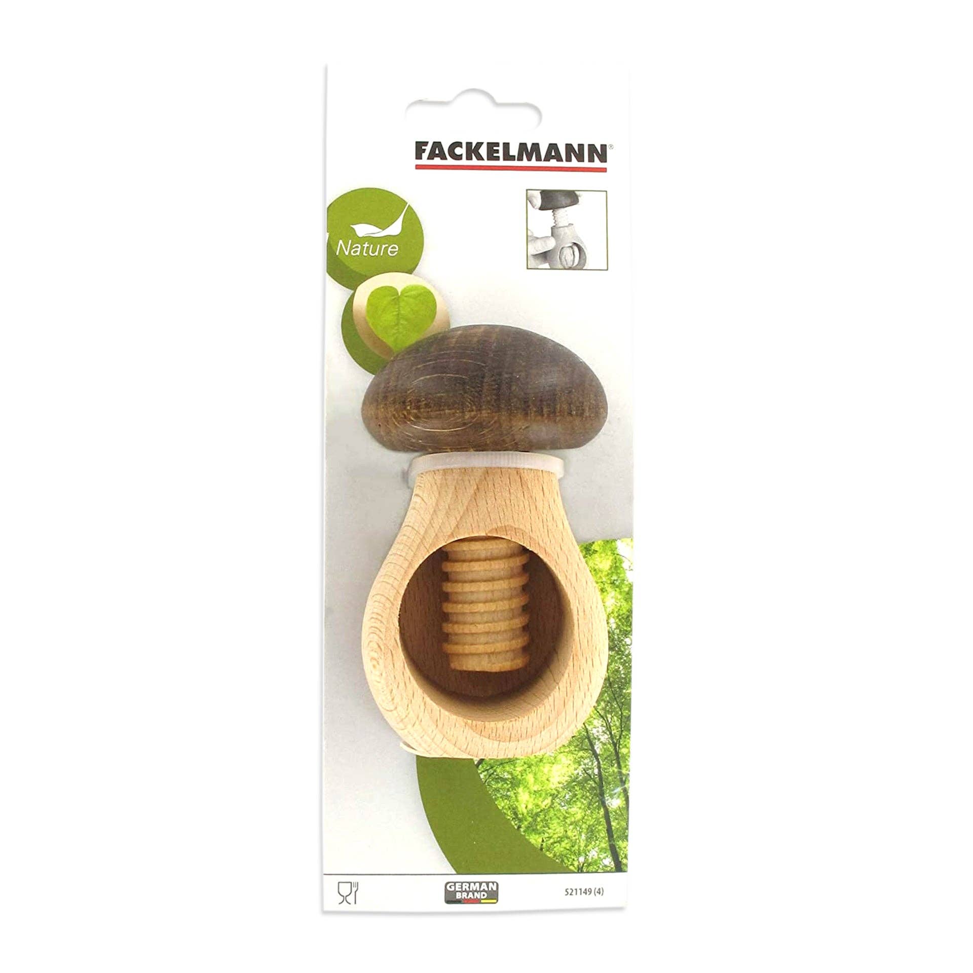 Fackelmann Wood Edition Screw-On Wooden Nutcracker