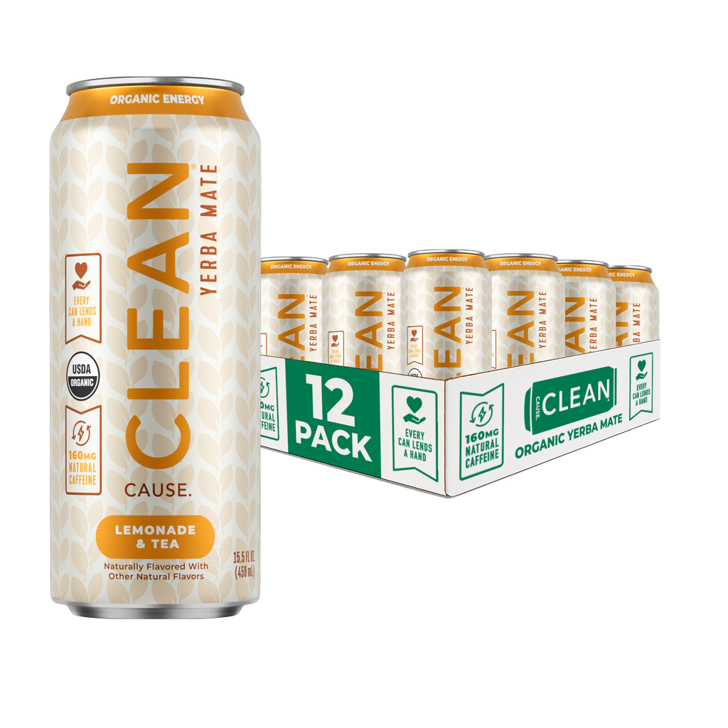 Organic Lemonade & Tea Non-Carbonated Yerba Mate - 12-pack