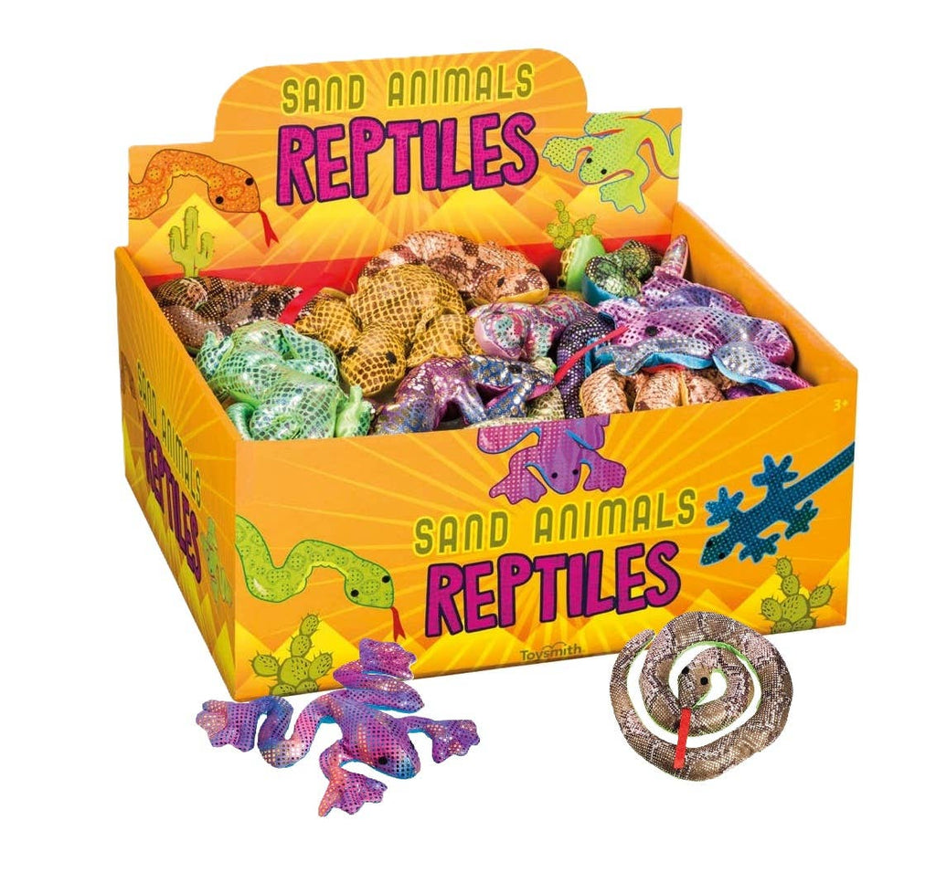 Reptile Sand Animals, Assorted Styles/Colors (squishy toy)