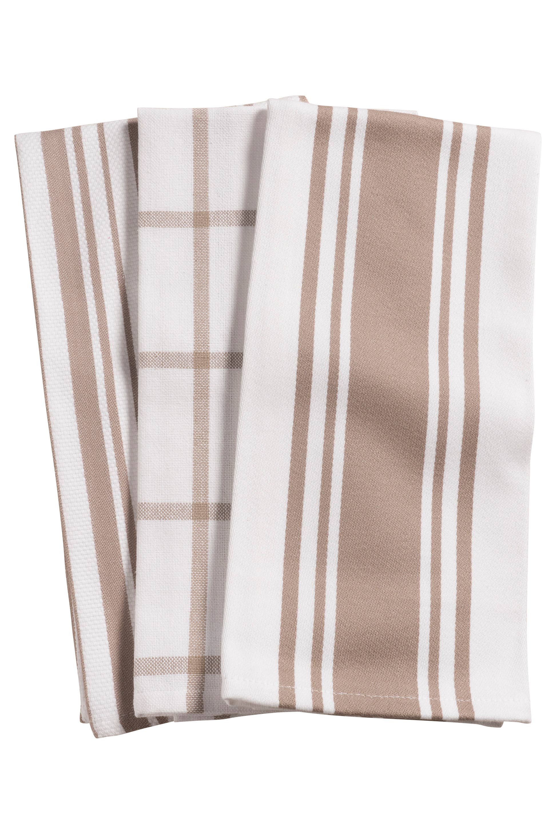 KAF Home Oversized Mixed Set of 3 Kitchen Towels - 20" x 30"